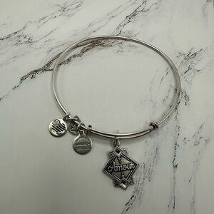 Alex and Ani Silver Amour Bracelet
